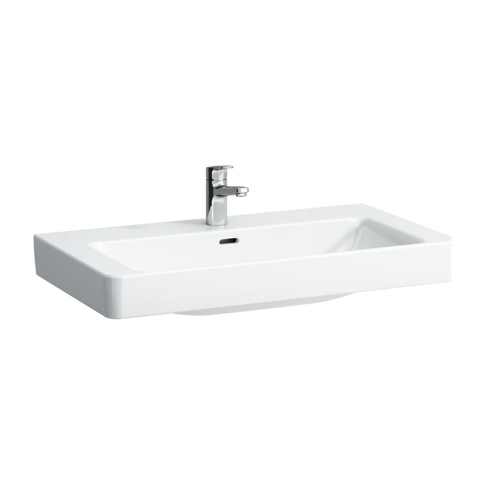 Laufen Lavabo sur colonne Pro S 460x850x175mm, avec 1 trou de robinetterie et trop-plein, LCC Blanc