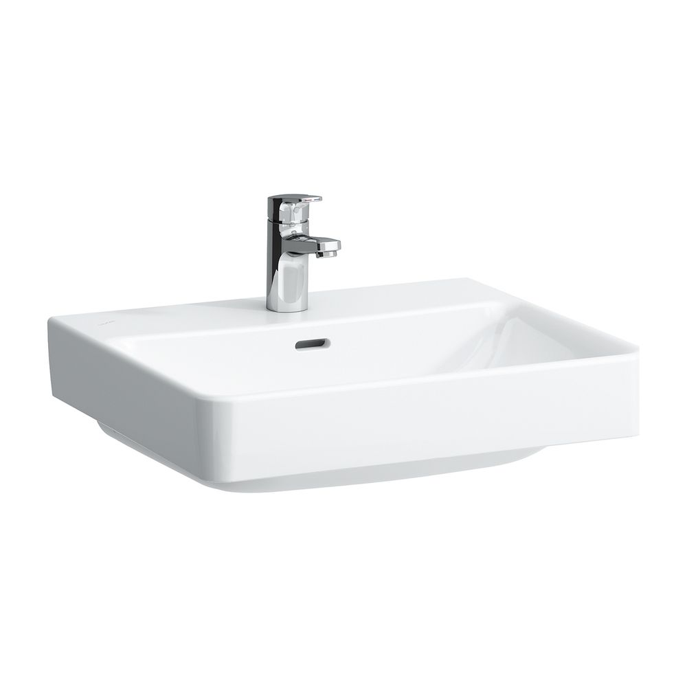 Laufen Meuble-lavabo à poser Pro S 465x550x175 mm, avec 3 trous de robinetterie, trop-plein, LCC blanc