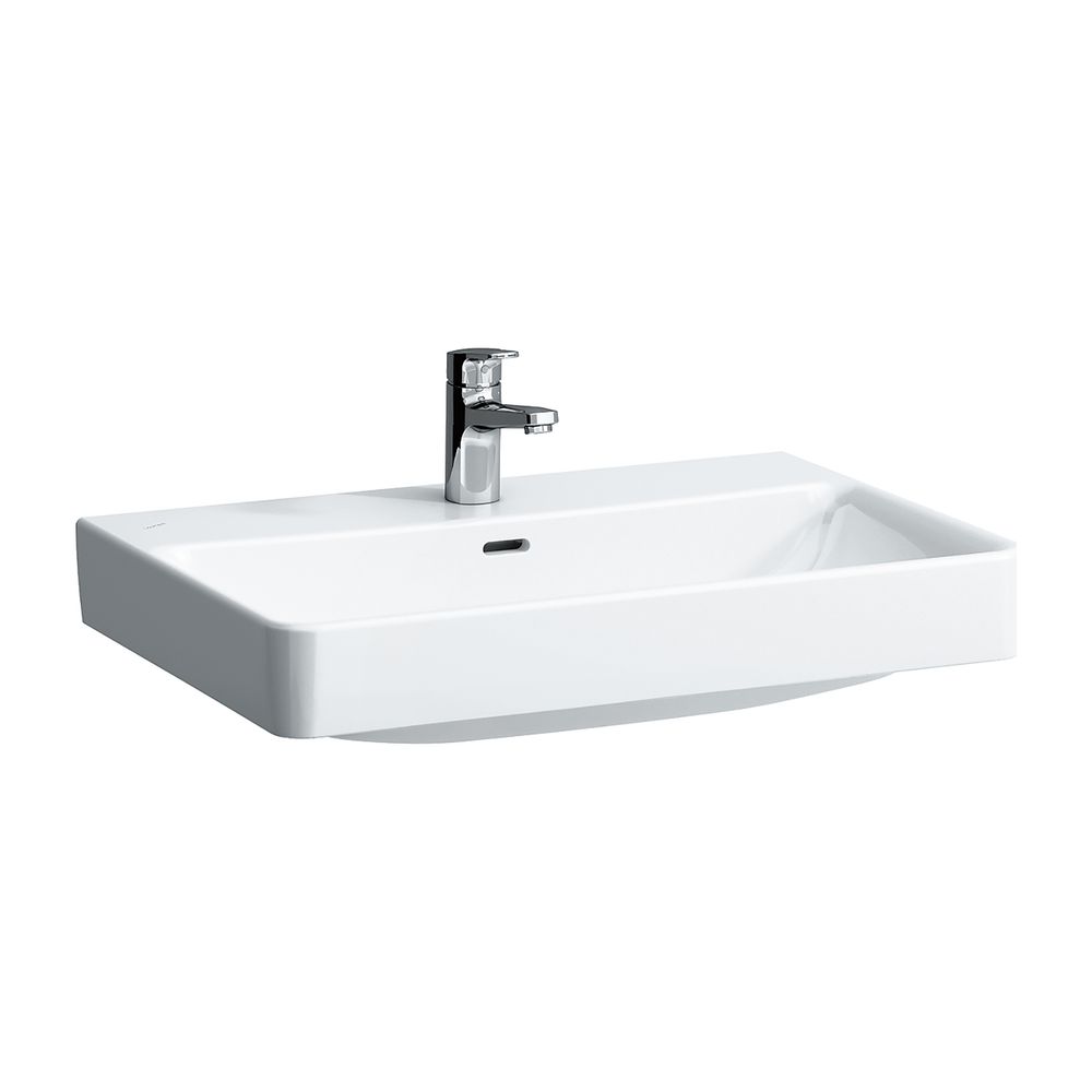 Vasque à poser LAUFEN Pro S 465x700x175mm, 1 trou de robinetterie, sans trop-plein, évacuation basse fermée, LCC blanc