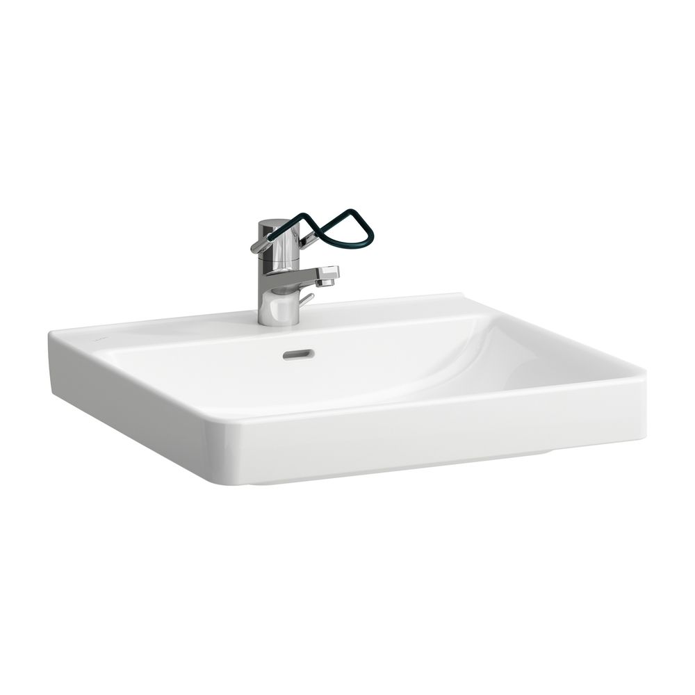 Laufen Lavabo barrière Pro Liberty 550x600x190 mm, avec 1 trou de robinet et trop-plein, Blanc