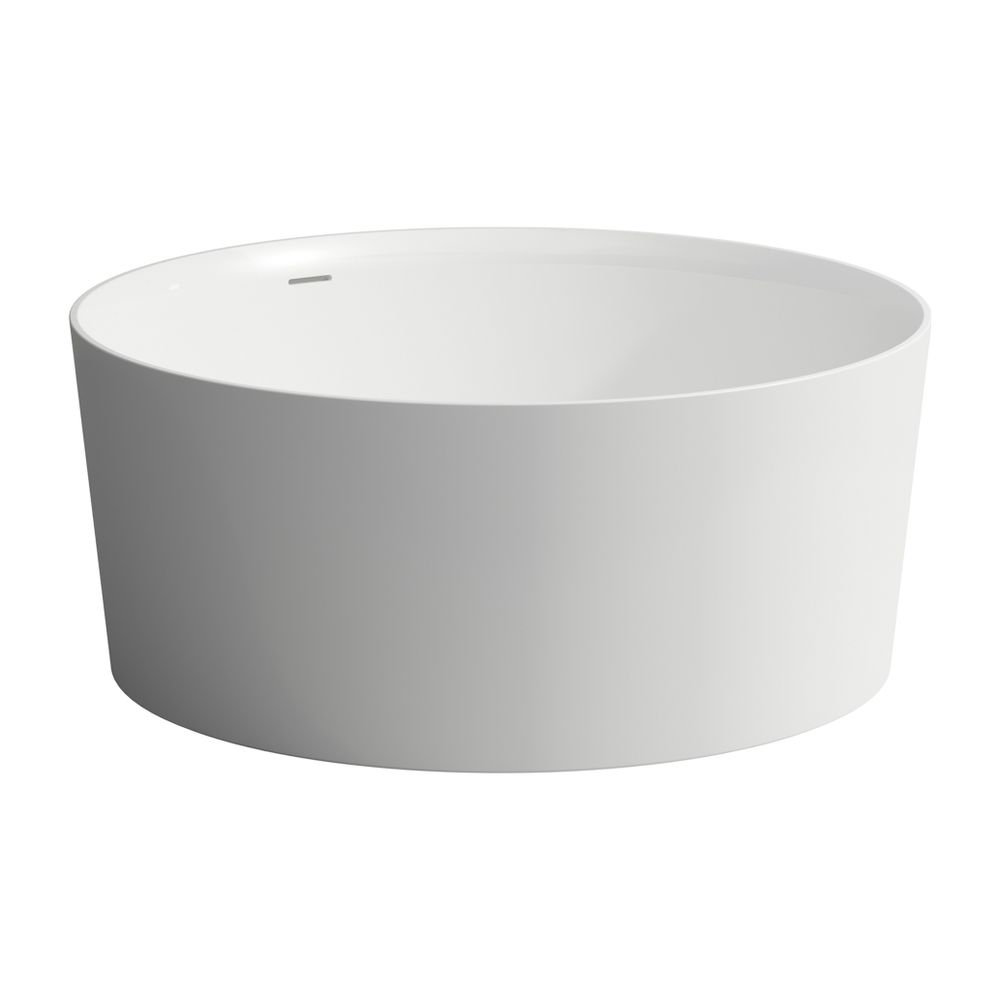 Baignoire debout LAUFEN Val 1300x1300x550 mm, ronde, Sentec, Blanc