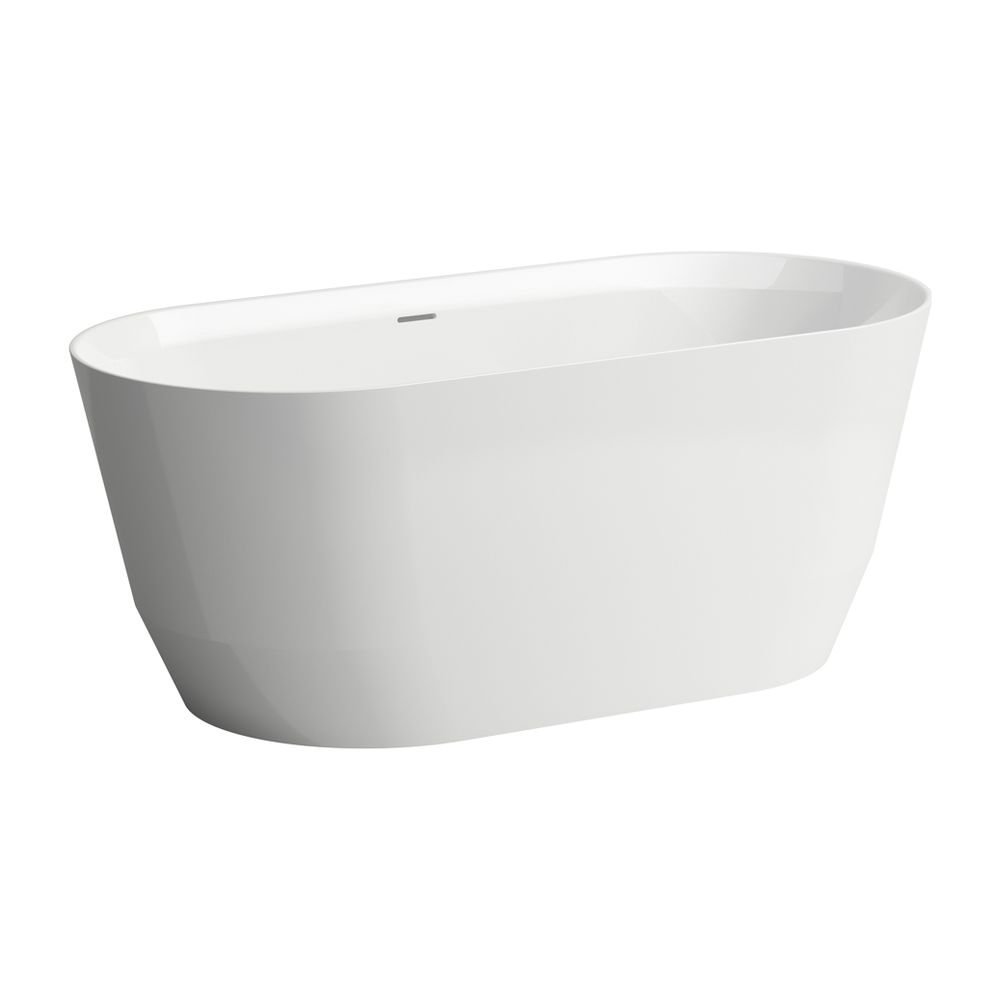 Baignoire autoportante LAUFEN PRO 700x1500x590 mm, ovale, Marbond, Blanc