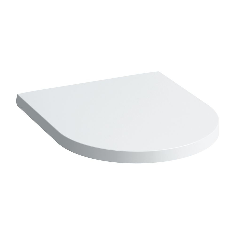 Siège de WC LAUFEN Kartell avec couvercle, sans système d'abaissement automatique, amovible, blanc