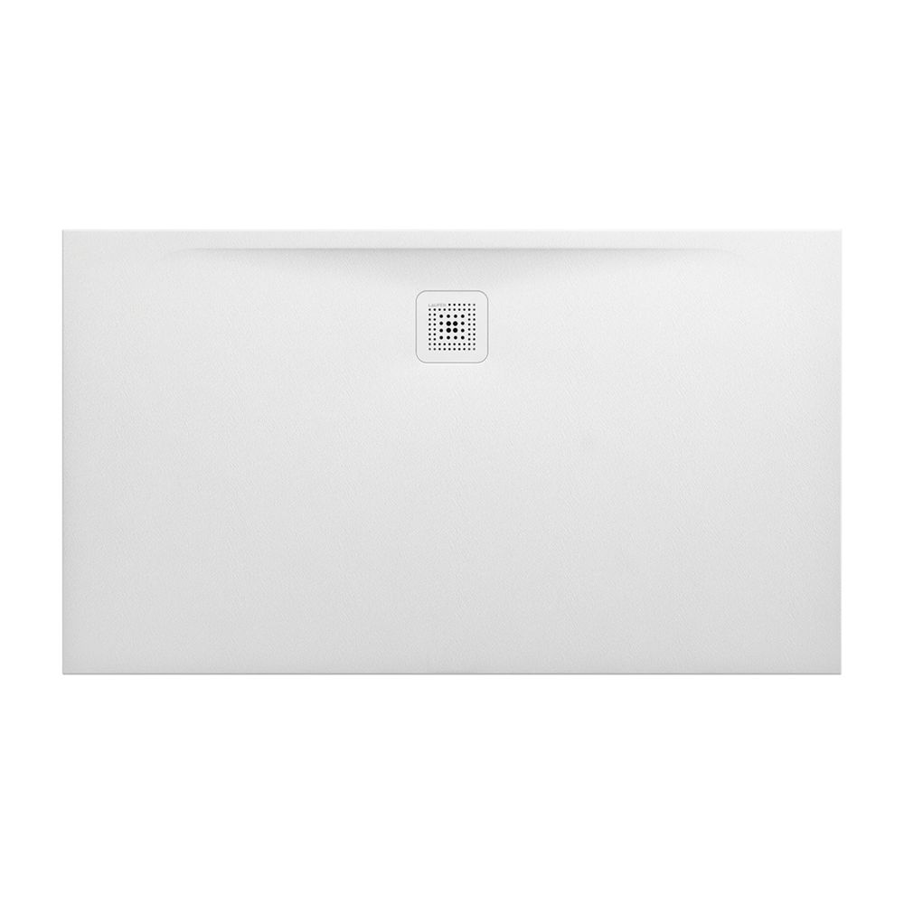 Bac de douche LAUFEN Pro 800x1400x30 mm, évacuation côté long, Marbond, blanc