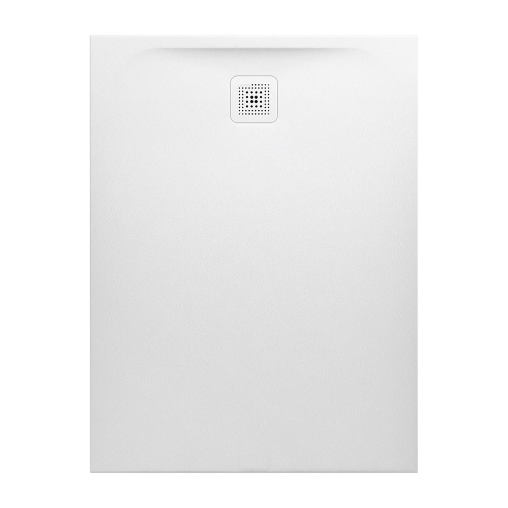 Bac de douche LAUFEN Pro 1000x1200x33 mm, évacuation côté court, Marbond, Blanc