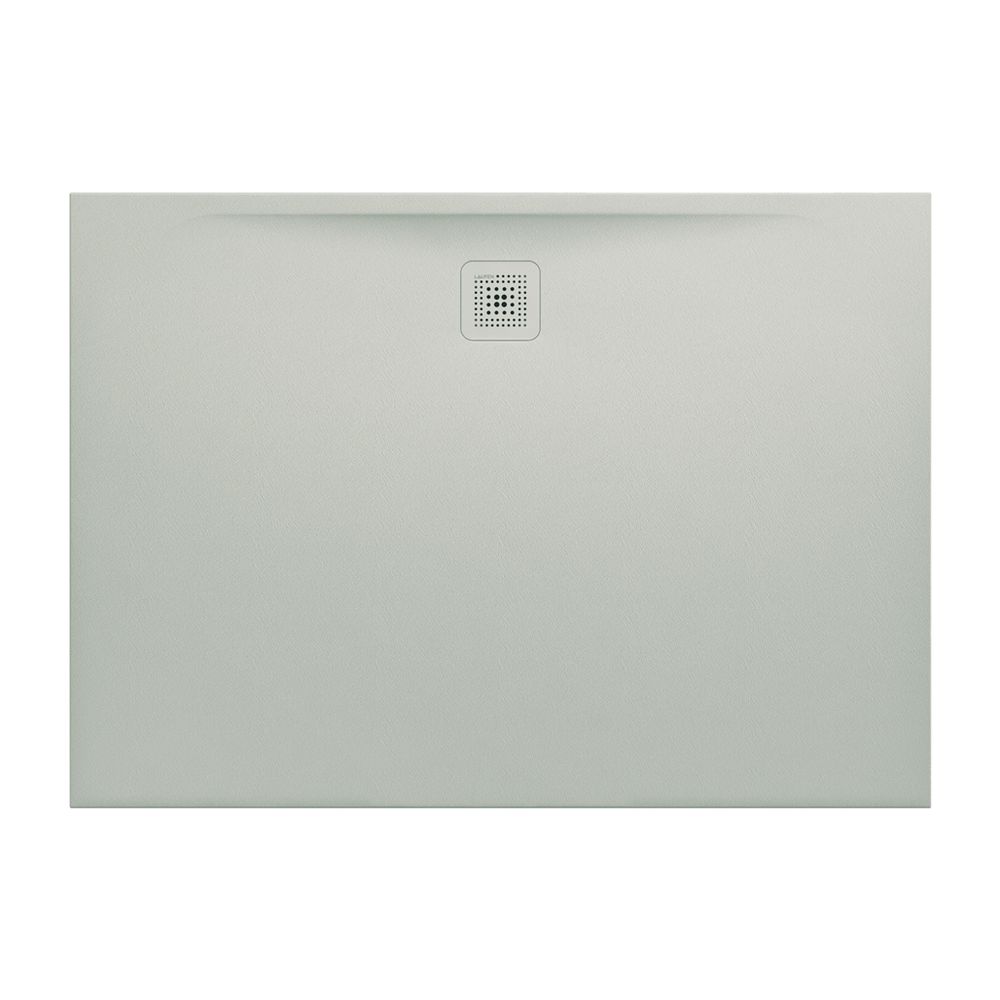 Bac de douche LAUFEN Pro 1000x1400x30 mm, évacuation côté long, Marbond, gris clair