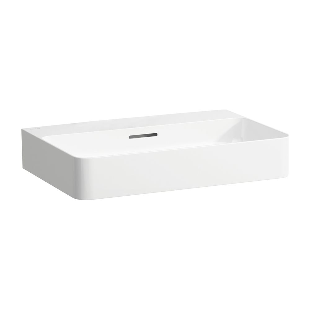Laufen Lavabo Val 420x650x155mm, sans trou de robinetterie, avec trop-plein, blanc mat