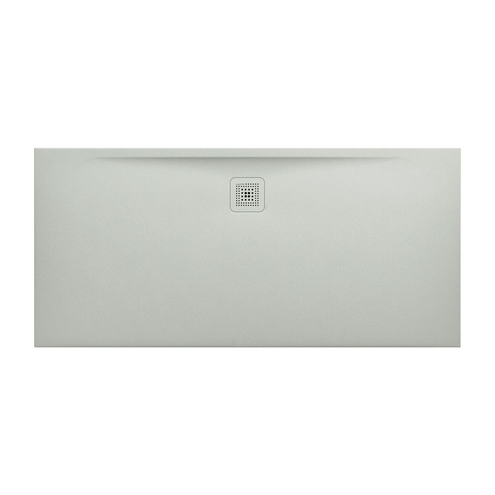 Bac de douche Laufen Pro 750x1600x32 mm, évacuation côté long, Marbond, gris clair