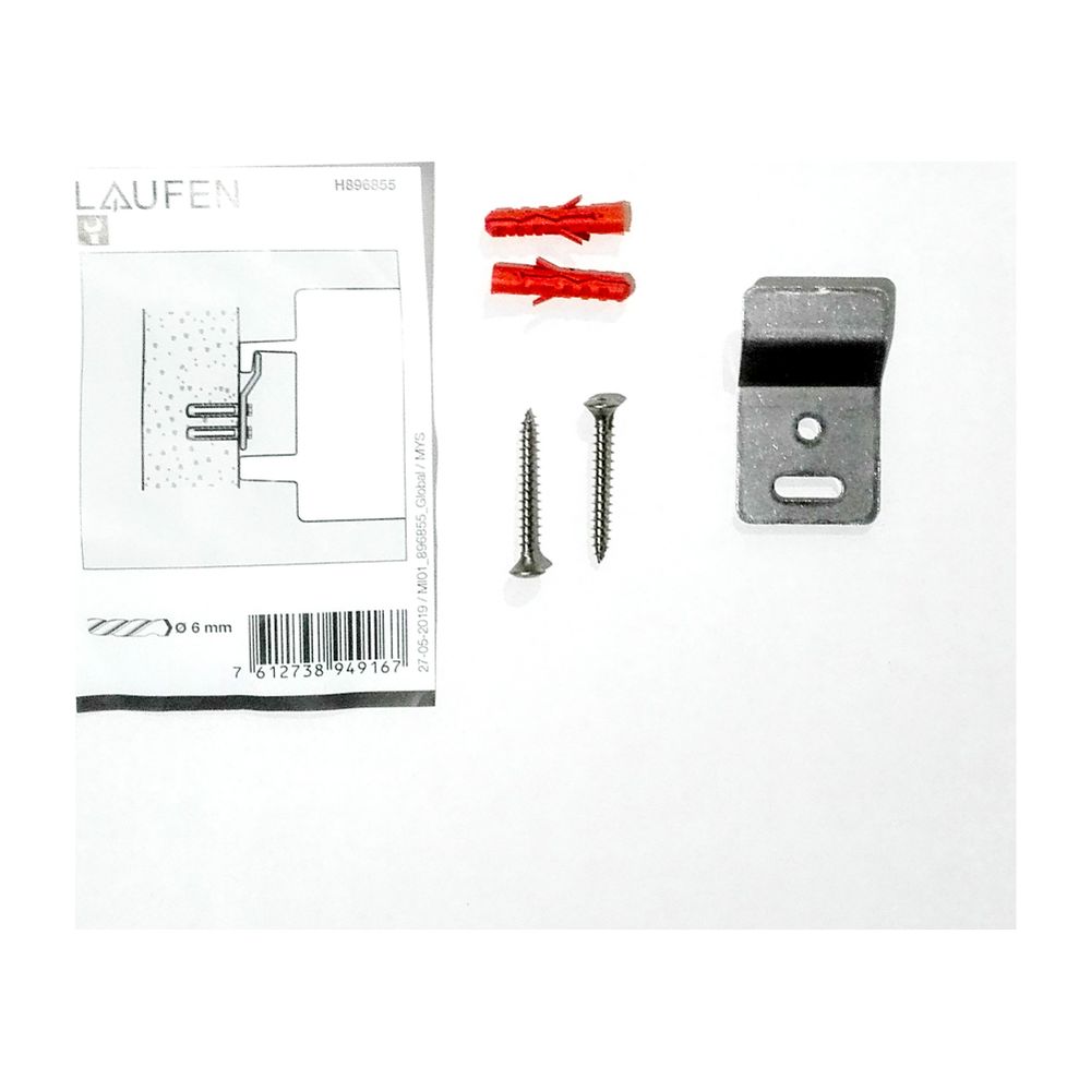 Laufen fixation pour porte-brosse, pour The New Classic H873852 et Val H872282, H8968550000001