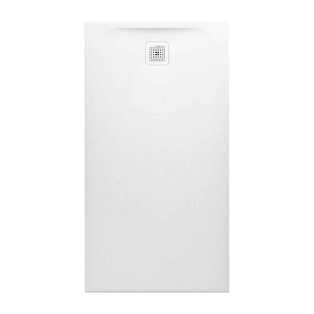Bac de douche LAUFEN Pro 800x1500x42mm, évacuation côté court, Marbond, anthracite