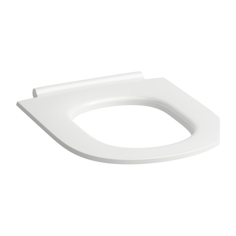 Laufen Abattant WC Lua, sans abattant automatique, fixe, compatible cuvettes WC Lua à chasse profonde, blanc