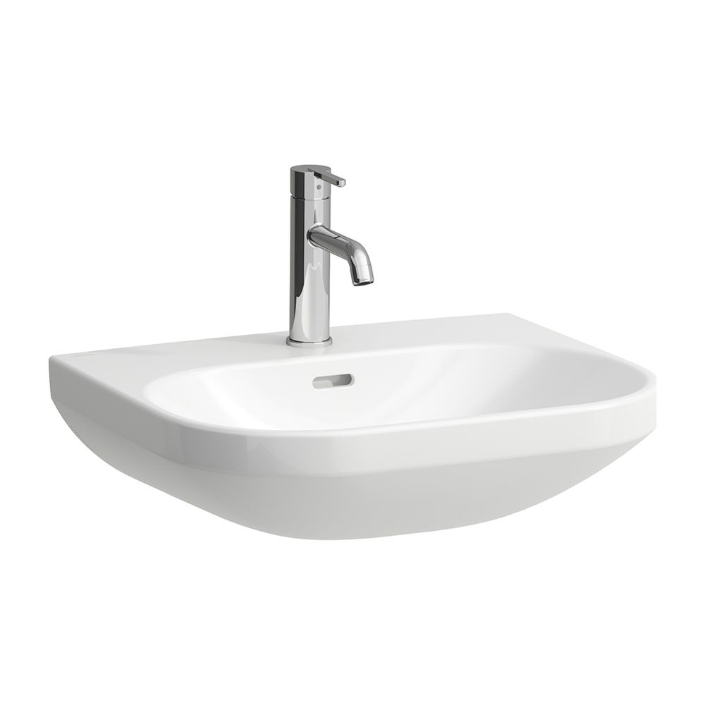 Laufen Lavabo Lua 460x550x180 mm, sans trou de robinet, avec trop-plein, non encastrable, Blanc