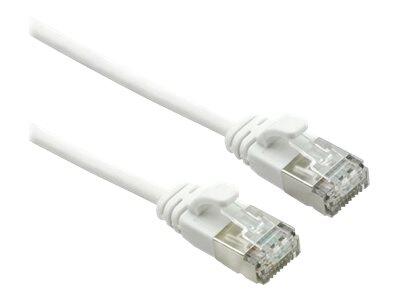 Câble de raccordement Roline RJ-45 (M) vers RJ-45 (M) 50 cm U/FTP CAT 6a blanc (21.15.1700)