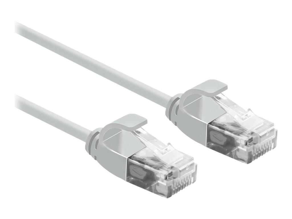 Câble de raccordement RJ-45 (M) vers RJ-45 (M) Roline 50 cm UTP CAT 6a blanc (21.15.3902)