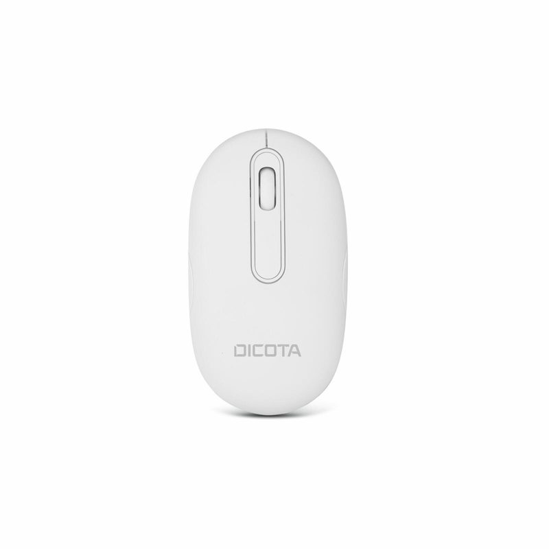 Souris sans fil DICOTA D32045, blanche, rechargeable avec connectivité multifonction