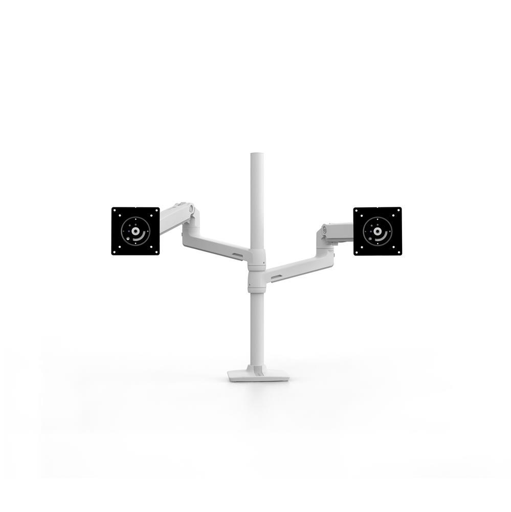 Ergotron LX Support double écran pour deux moniteurs jusqu'à 101,6 cm (40 pouces) blanc/gris