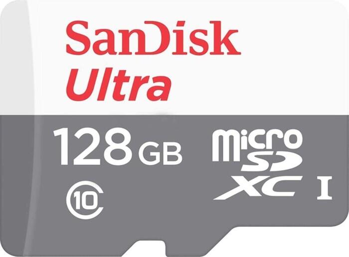 Carte mémoire SanDisk Ultra microSDXC 128 Go + adaptateur SD