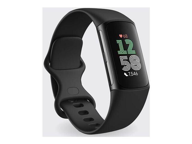 Fitbit Charge 6 Tracker d'activité, Obsidian/Noir