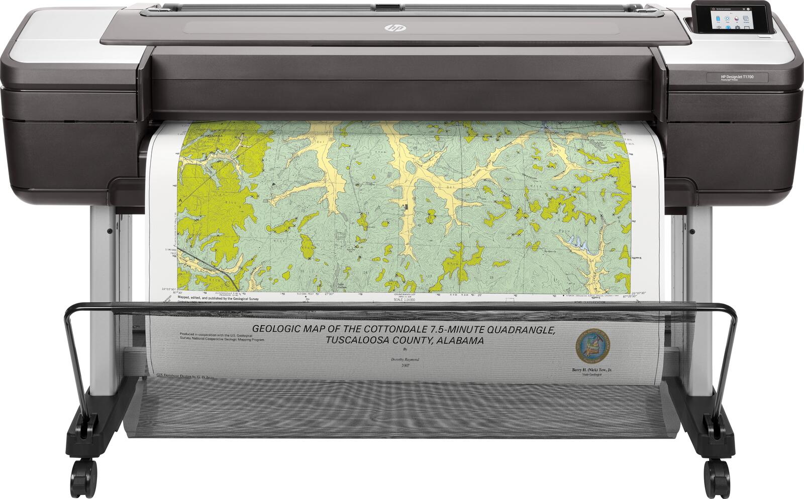 HP DesignJet T1700dr - Traceur grand format A0, 111,8 cm (44 pouces), réseau, USB