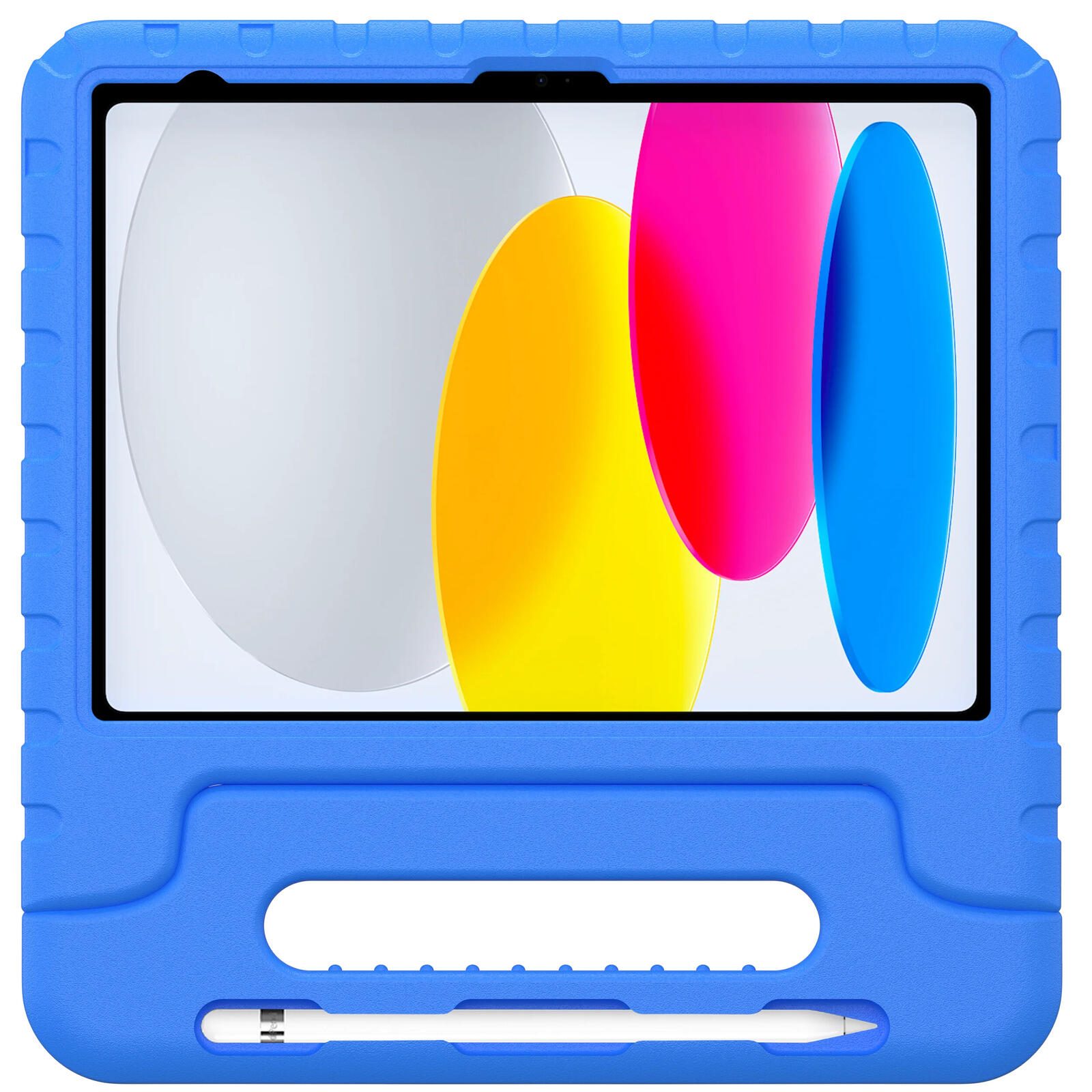Étui pour enfants DEQSTER Kids Case - housse de protection antichoc pour iPad (A16/10e génération) bleu