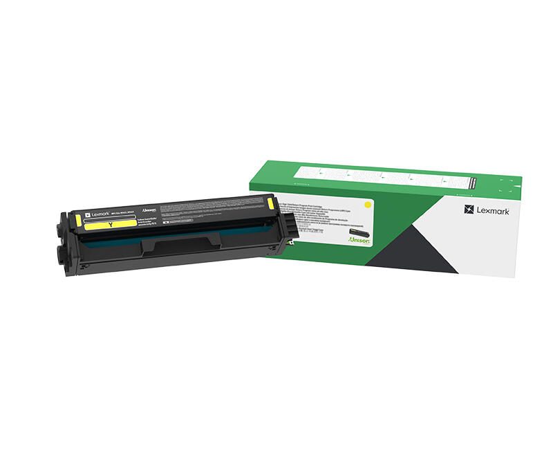 Toner original jaune Lexmark 1 500 pages (C3220Y0) pour C3224dw, C3326dw, MC3224adwe/dwe, MC3326adwe