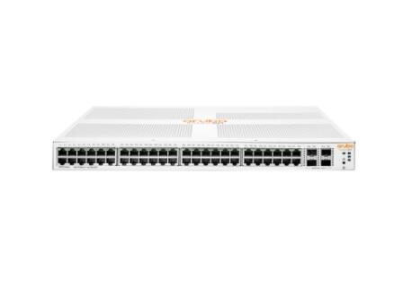HPE Networking Instant On 1930 48G 4SFP+ - Switch géré 48 ports Gigabit + 4 ports SFP 1U rackable sans ventilateur 0 dB JL685A