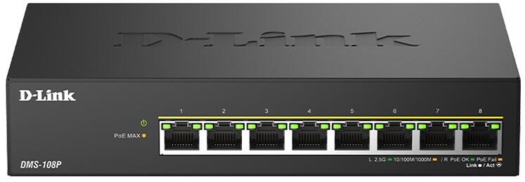 Switch réseau D-Link DMS-108P/E 8 ports RJ45 avec PoE