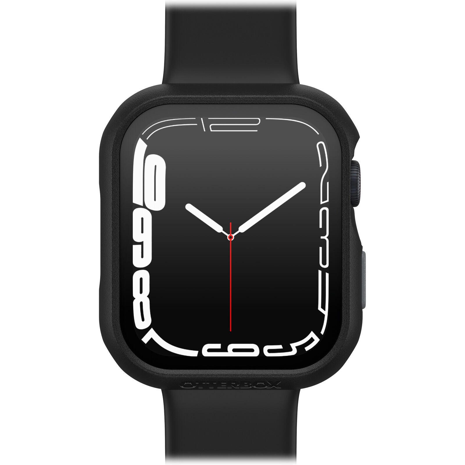 Coque OtterBox Eclipse avec protection d'écran pour Apple Watch 7-9, 45 mm – Pavement (Noir)