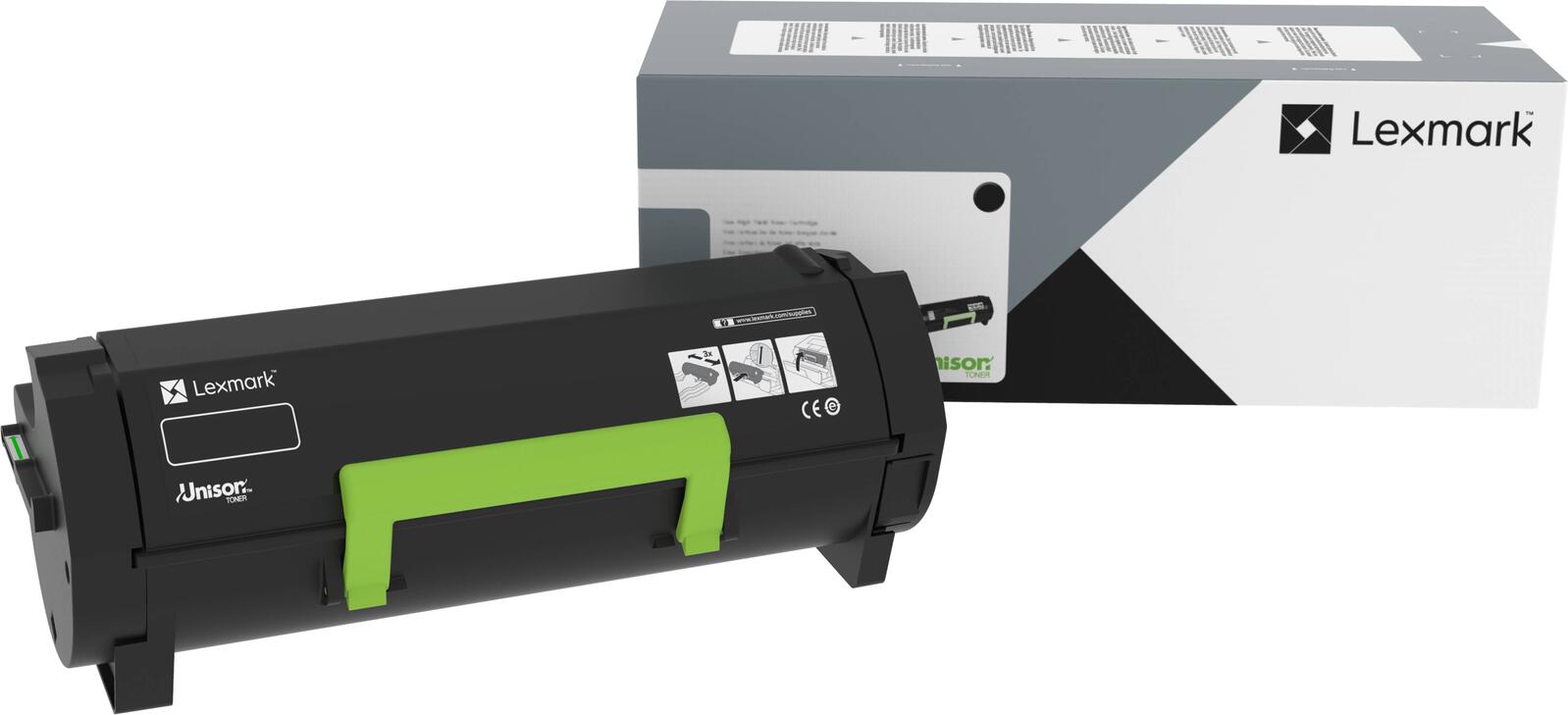 Toner Lexmark Original Standard - MS/XS53 noir 28 400 pages (66S0HA0)