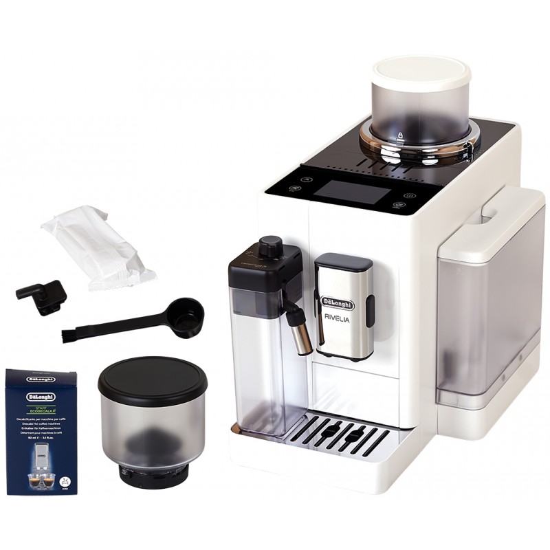 DeLonghi Rivelia Machine à café automatique EXAM440.55.W