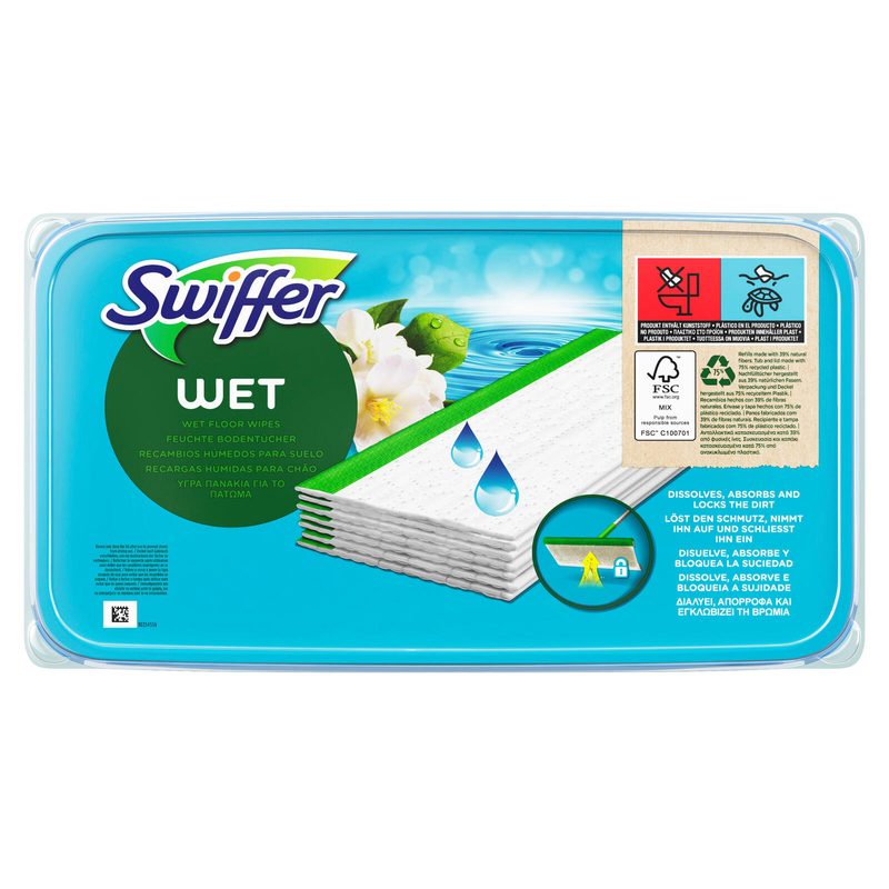Swiffer WET 24 lingettes humides pour sols morning fresh