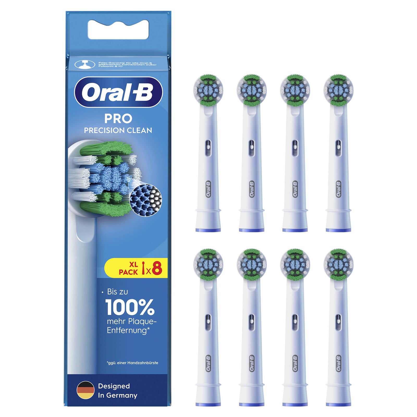 Têtes de brosse Oral-B PRO Precision Clean (lot de 8)