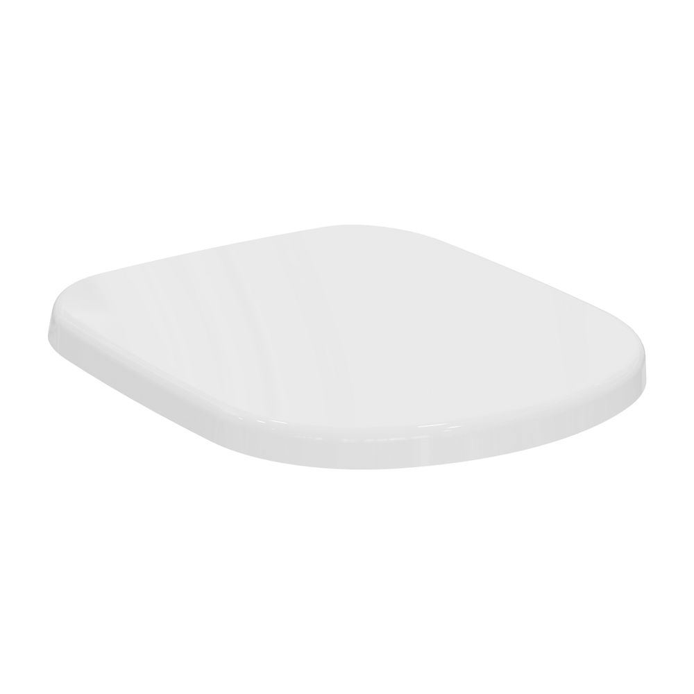 Siège WC Eurovit Plus Ideal Standard, pour WC compact, fermeture SoftClosing, Blanc