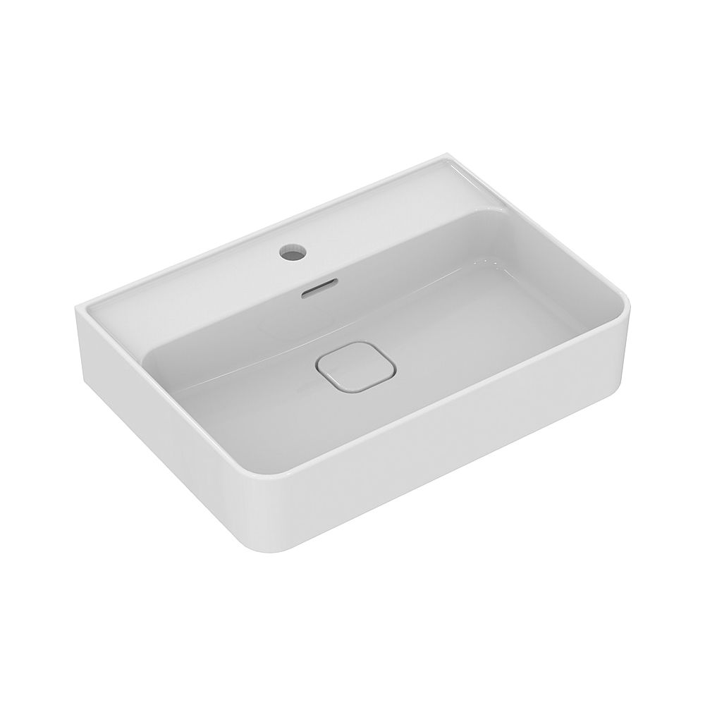 Lavabo Ideal Standard Strada II, 1 trou de robinetterie, avec trop-plein 600x430x170mm, Blanc avec IP
