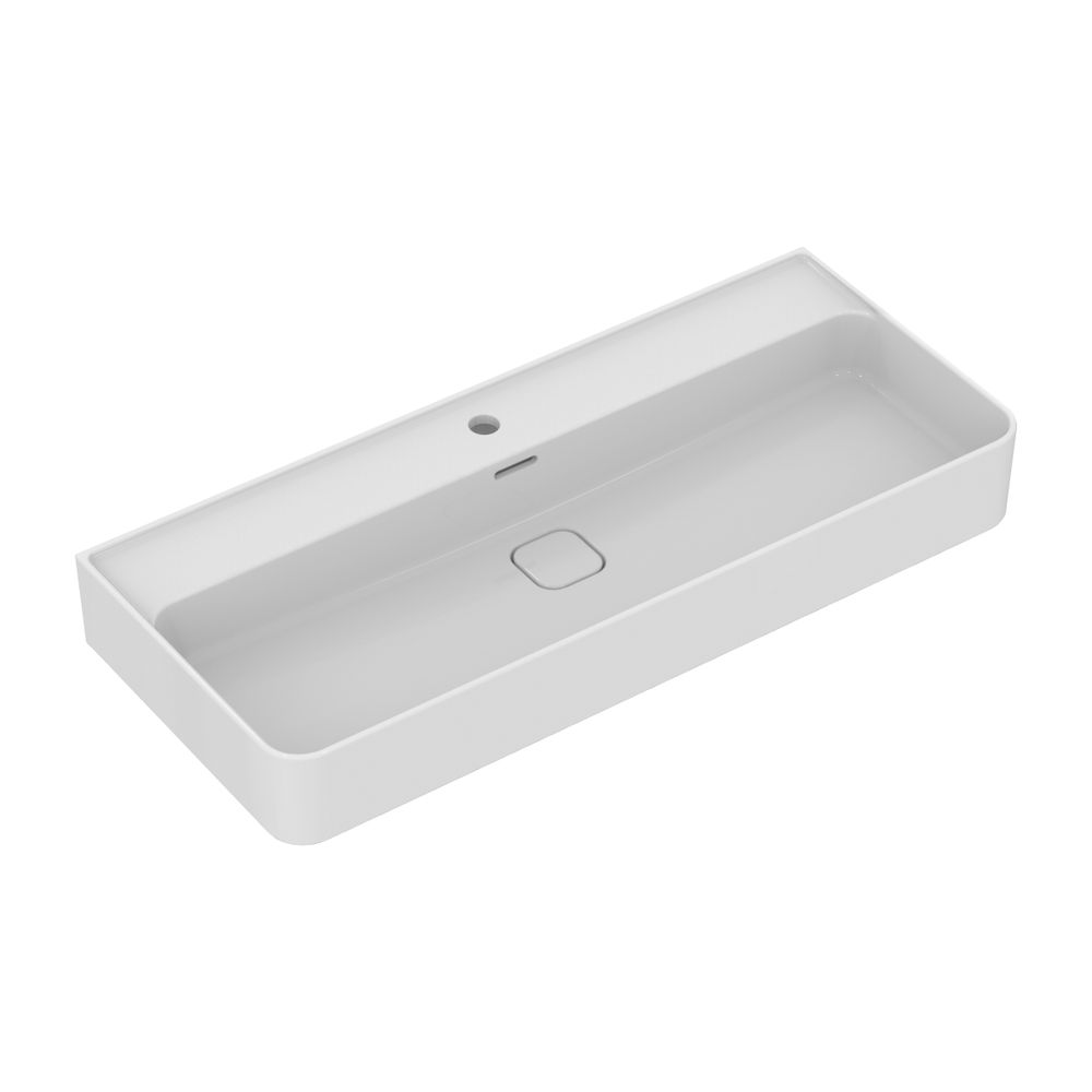 Ideal Standard Lavabo Strada II, 1 trou de robinetterie, avec trop-plein poncé, 1000x430x170 mm, blanc avec IP