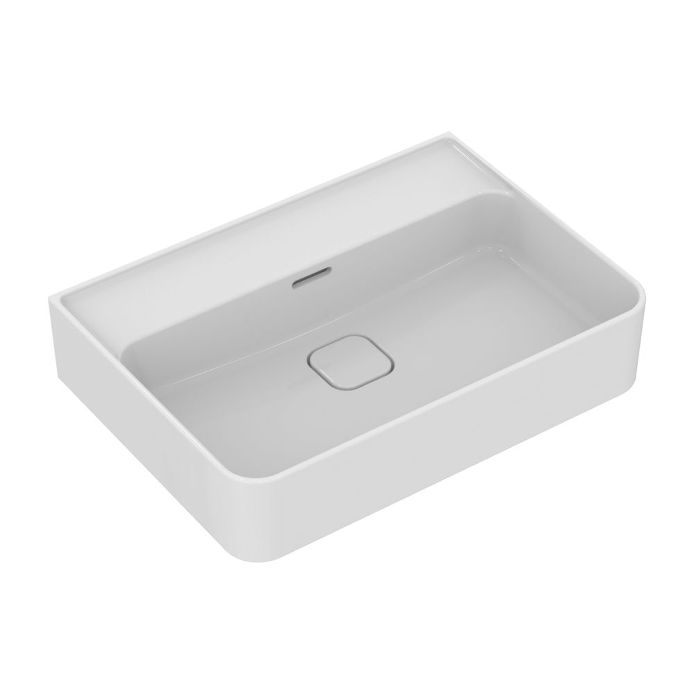 Ideal Standard Lavabo Strada II, sans trou de robinetterie, avec trop-plein poncé, 600x430x170 mm, blanc