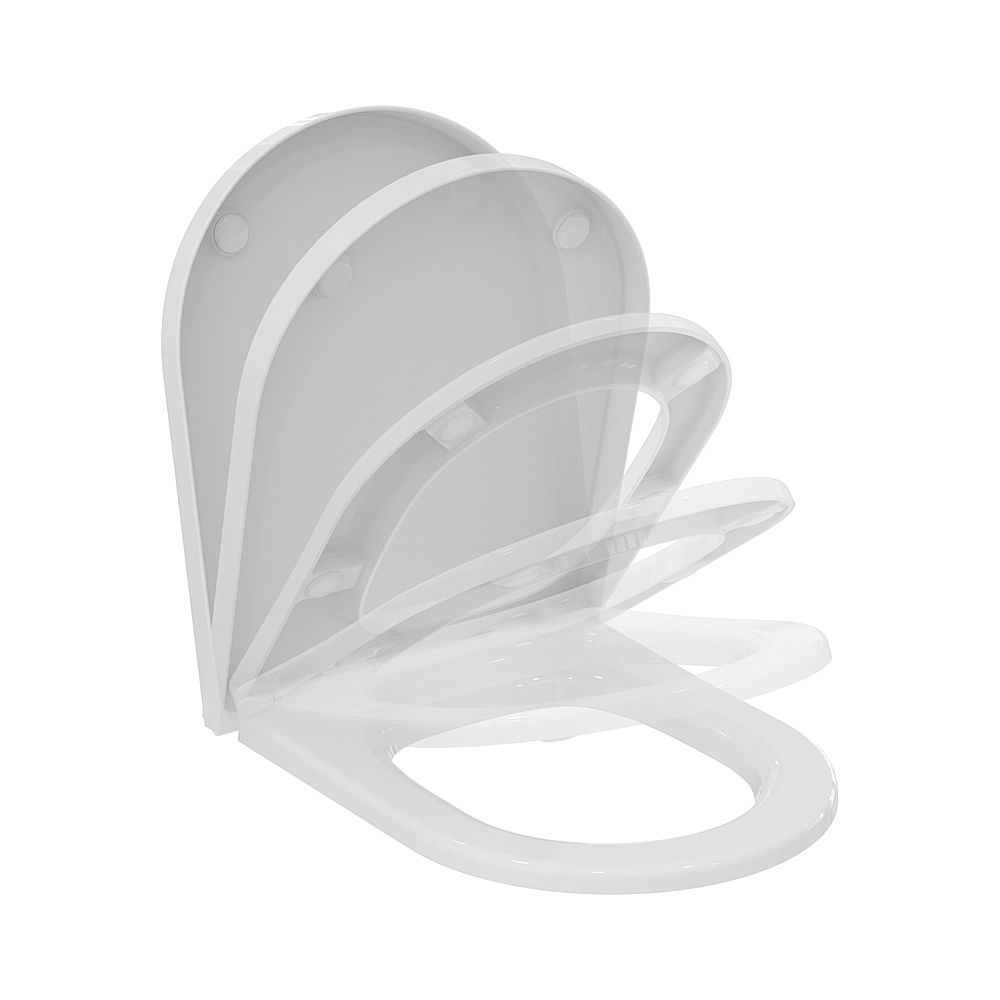 Siège de WC Ideal Standard Blend Curve Softclosing 360x455x35mm blanc