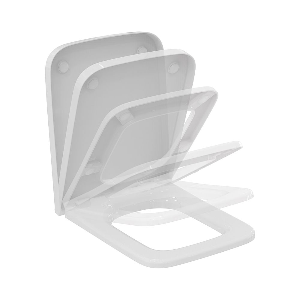 Siège de WC Ideal Standard Blend Cube SoftClosing 365x455x35mm blanc