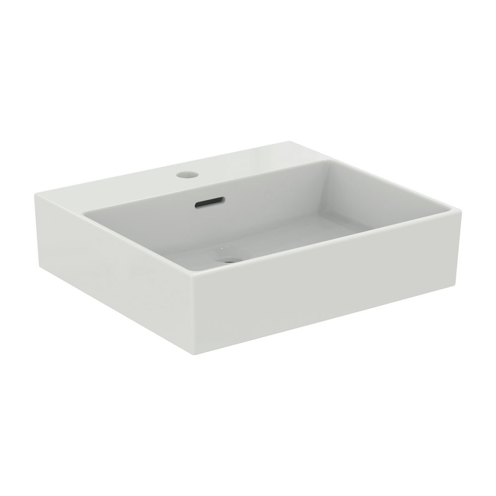 Lavabo Ideal Standard Extra, 1 trou de robinet, avec trop-plein 500x450x150 mm, poli, blanc avec finition IP