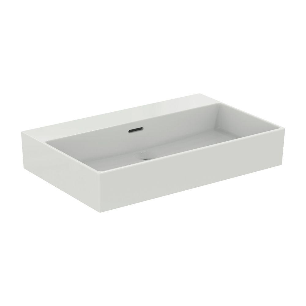 Ideal Standard Table de toilette Extra, sans trou de robinet, avec trop-plein 700x450x150 mm, poli, blanc avec IP