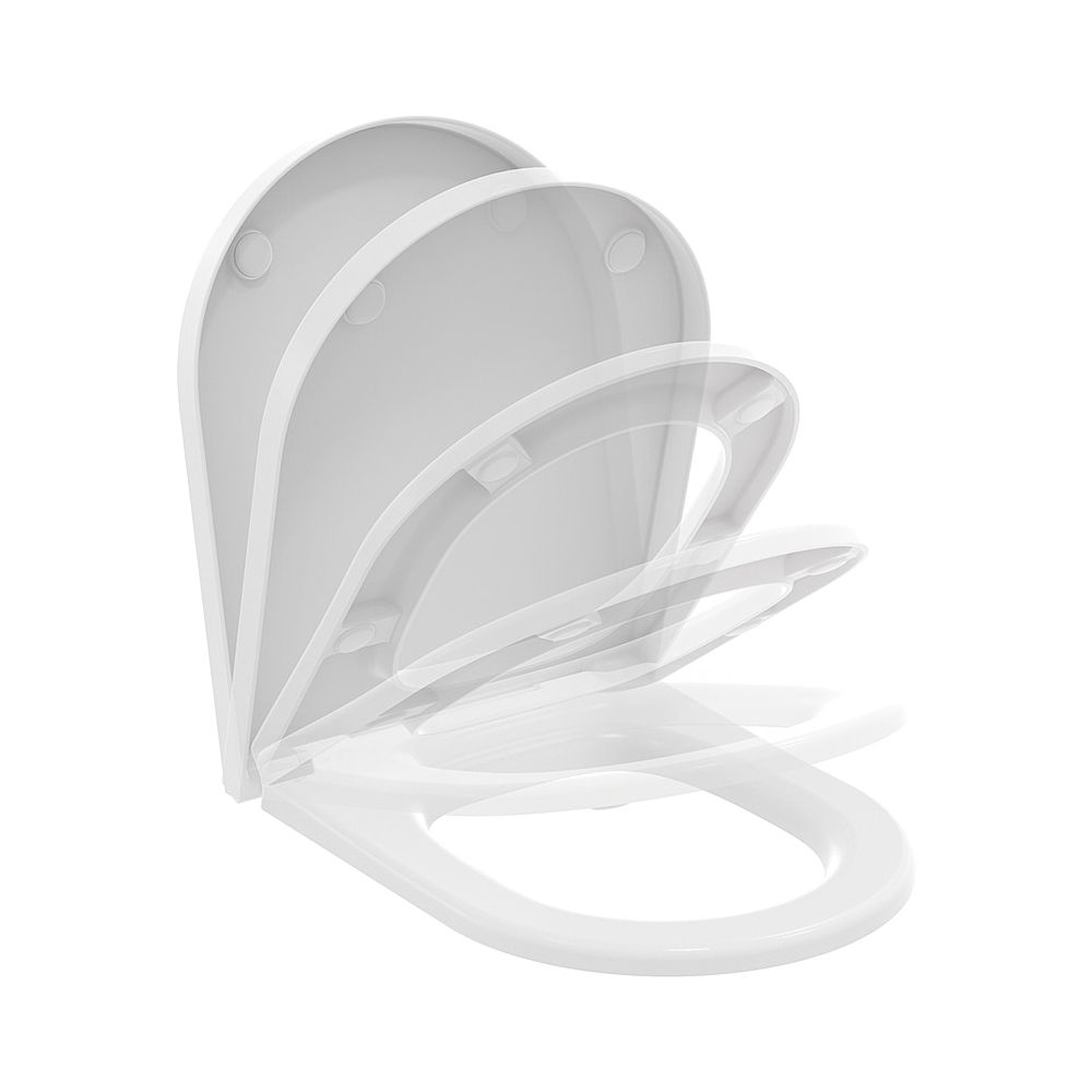 Cuvette WC Ideal Standard Blend Curve SoftClosing 360x455x35mm Blanc Soie