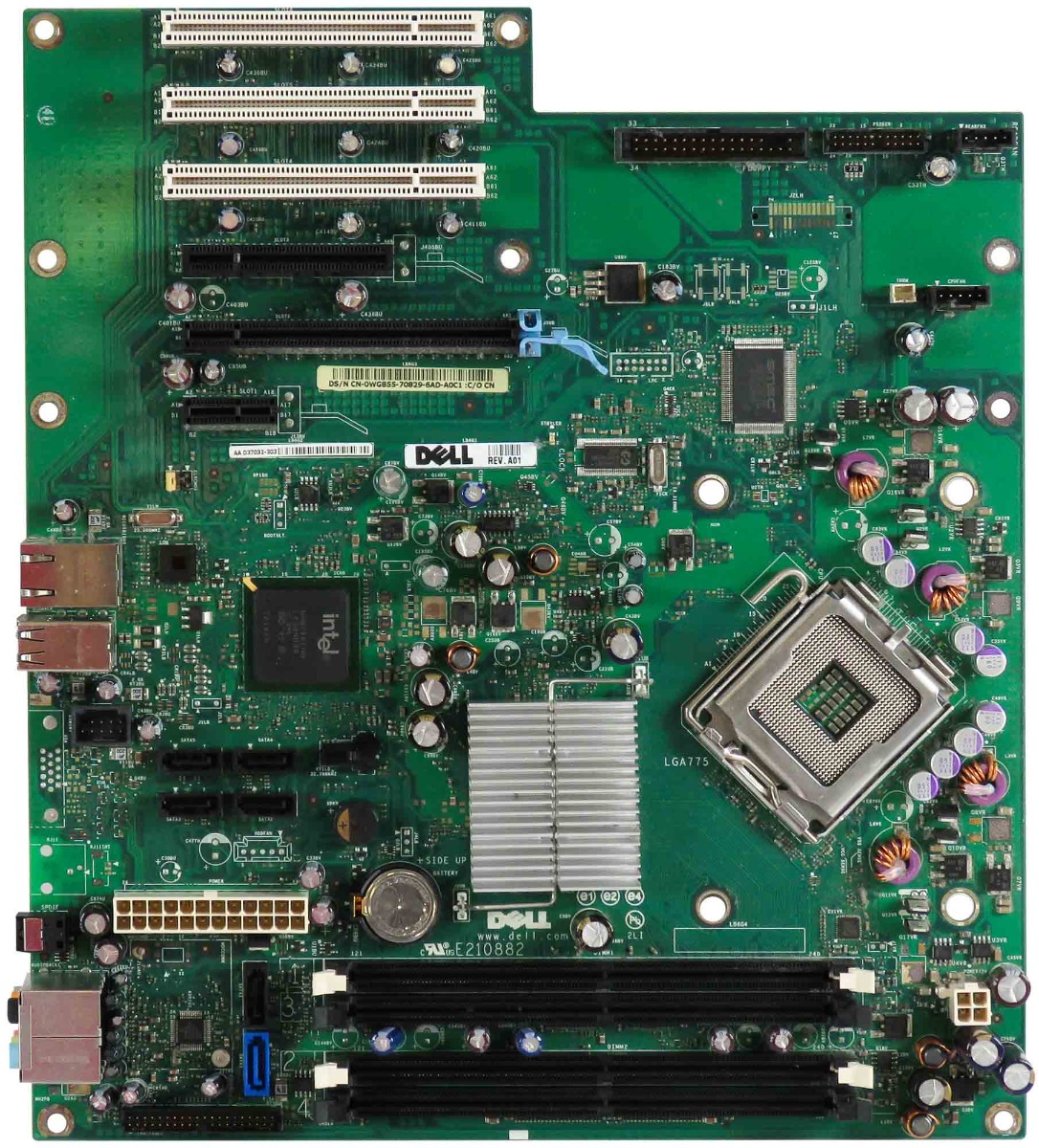 CARTE MÈRE DELL 0WG855 s.775 DDR2 DIMENSION 9200