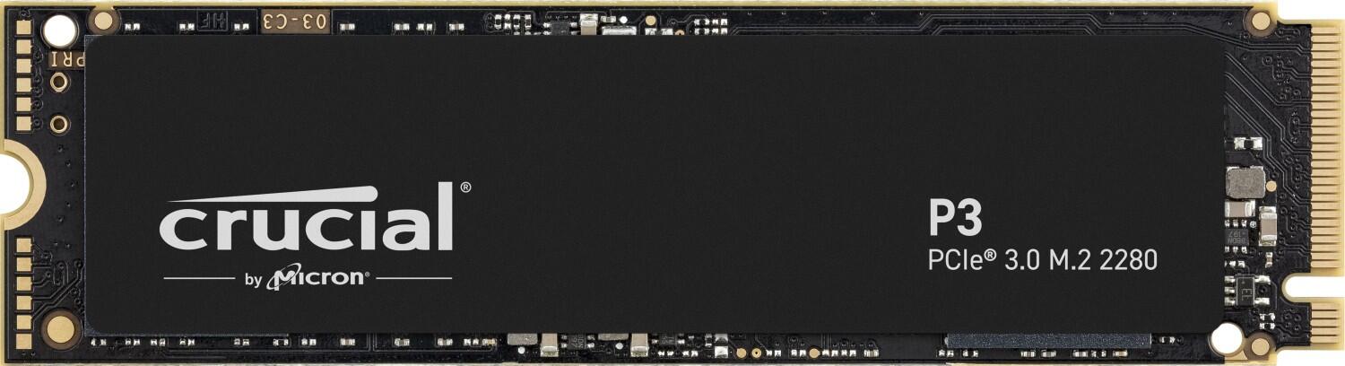 SSD Crucial P3 - 1 To interne, M.2 2280, PCIe 3.0 x4