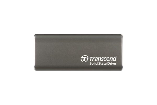 Transcend SSD Externe ESD265C 2 To USB Type-C 3.2 Gen 2 (3.1 Gen 2), Gris