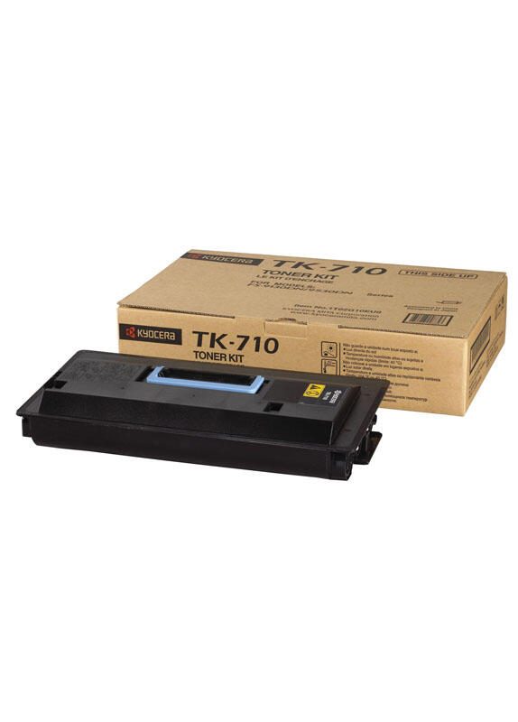 Cartouche de toner Kyocera Original TK-710 noir 40 000 pages (1T02G10EU) pour FS-9130DN, 9530DN
