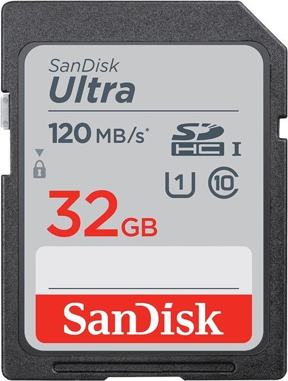 Carte mémoire SanDisk Ultra SDHC UHS-I 32 Go