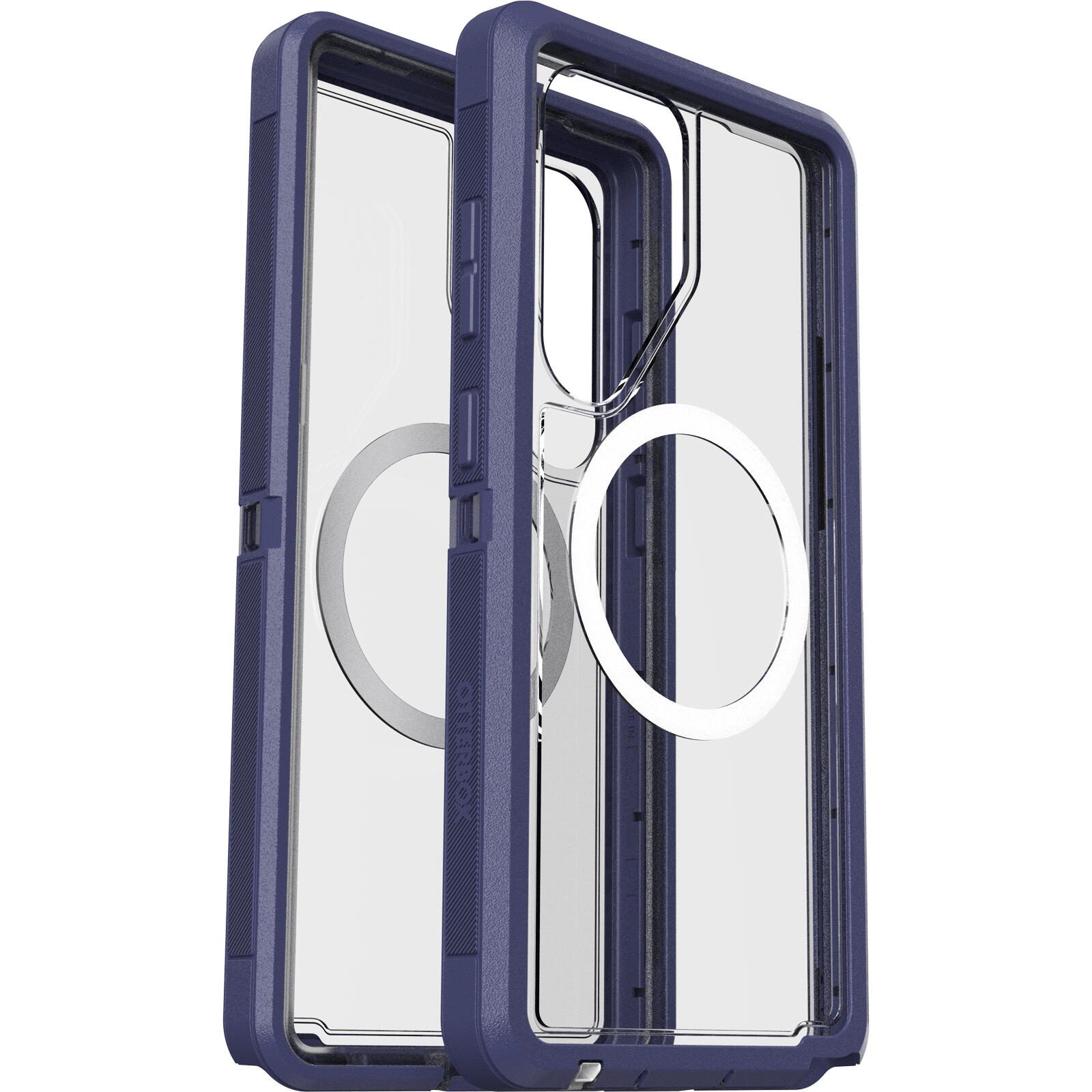 OtterBox Defender XT Clear Magnets housse de protection pour Samsung Galaxy S25 Ultra Violet Thunder - transparent/violet