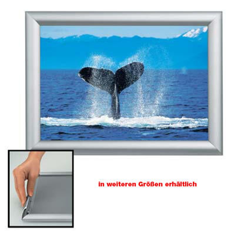 Showdown® Displays Cadre pliable 24,1 x 32,8 cm argent