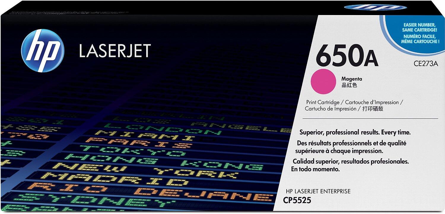 Toner magenta HP Original 650A 15 000 pages (CE273A)