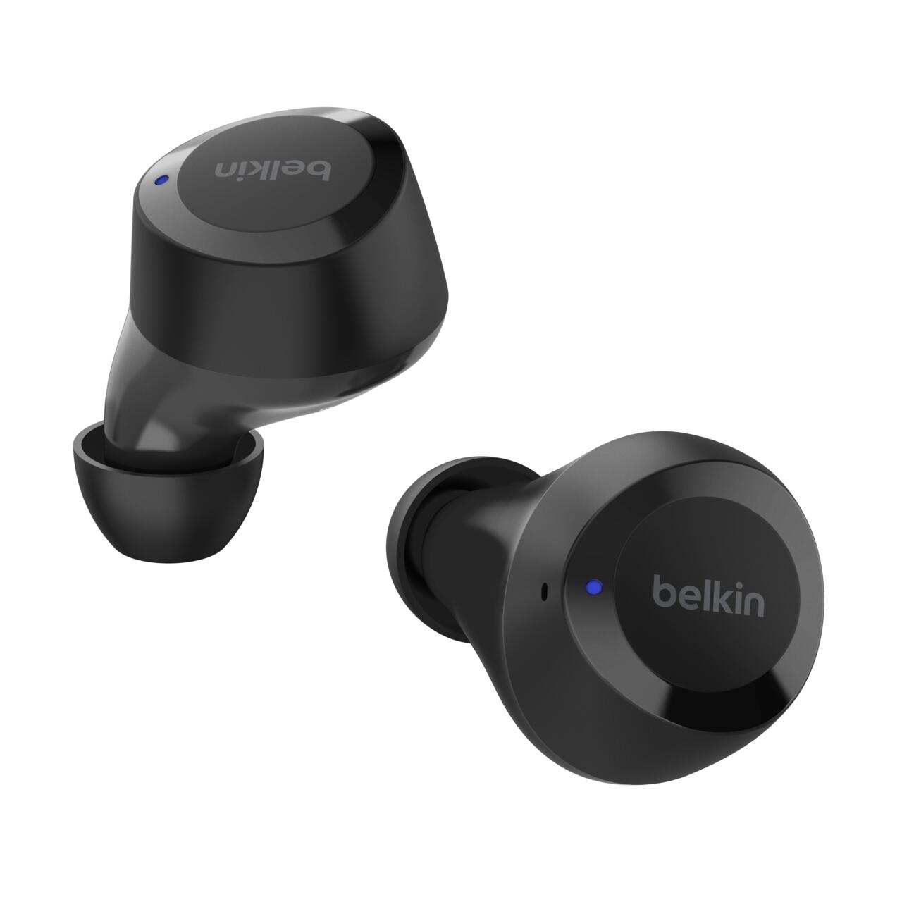 Belkin SoundForm Bolt écouteurs sans fil intra-auriculaires avec 2 microphones, noir